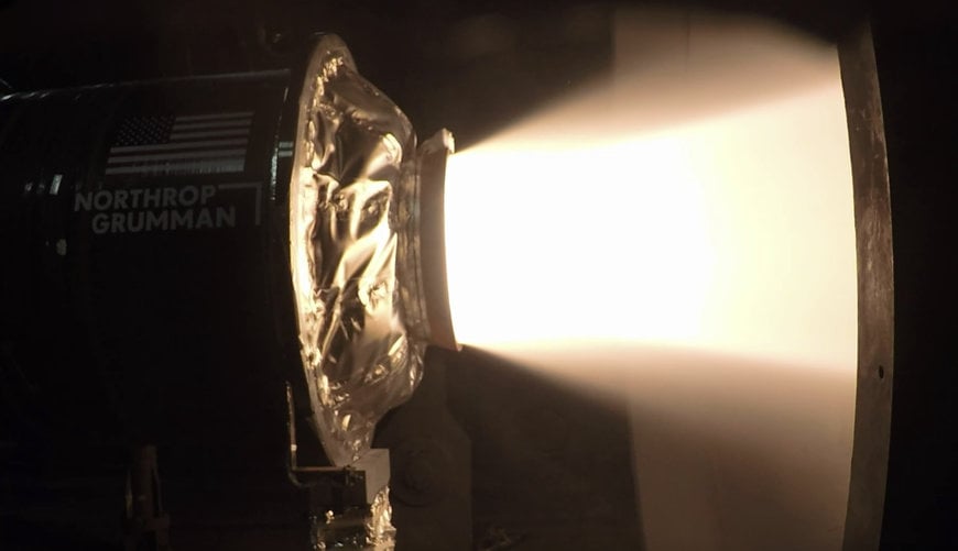 NORTHROP GRUMMAN SUCCESSFULLY TESTS FIRST DIGITALLY DESIGNED LARGE SOLID ROCKET MOTOR